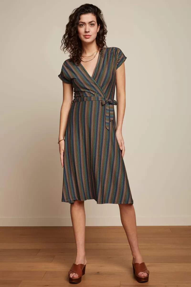 Vrouw King Louie Jurken-Abigail Dress Mariani Stripe