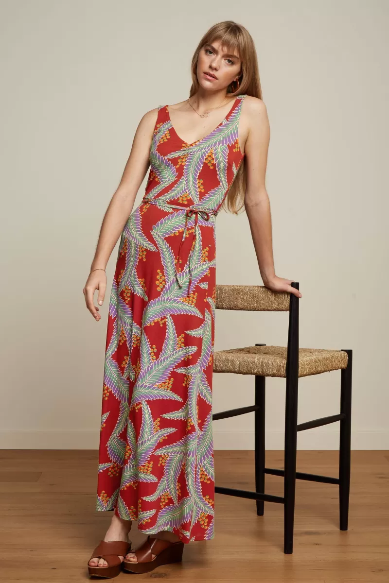 Vrouw King Louie Jurken-Anna Maxi Dress Monserrat