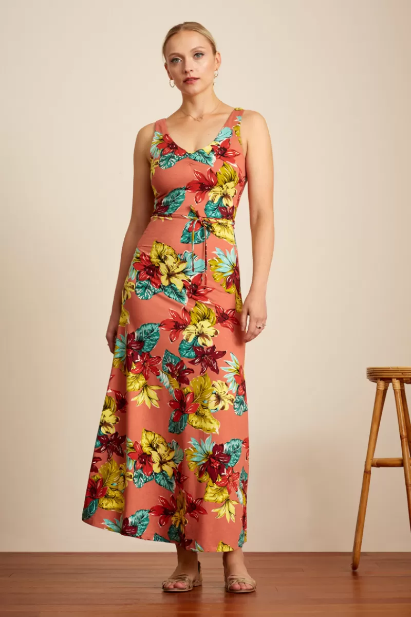 Vrouw King Louie Jurken-Anna Maxi Dress Paraiso