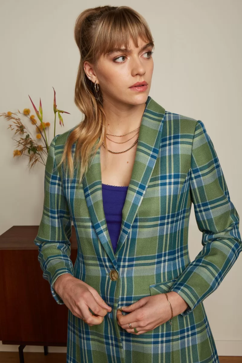 Vrouw King Louie Jassen & Blazers-Brooke Blazer Nomad Check