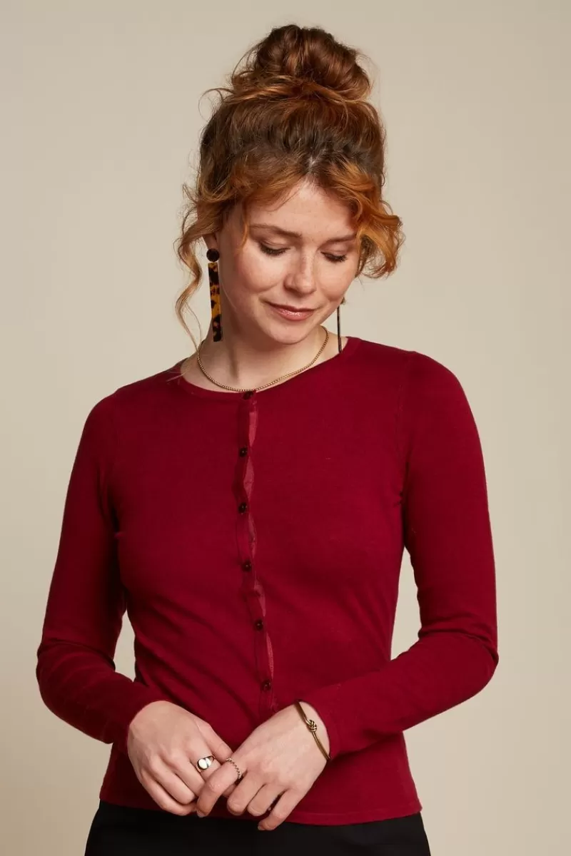 Vrouw King Louie Vesten-Cardi Roundneck Cocoon