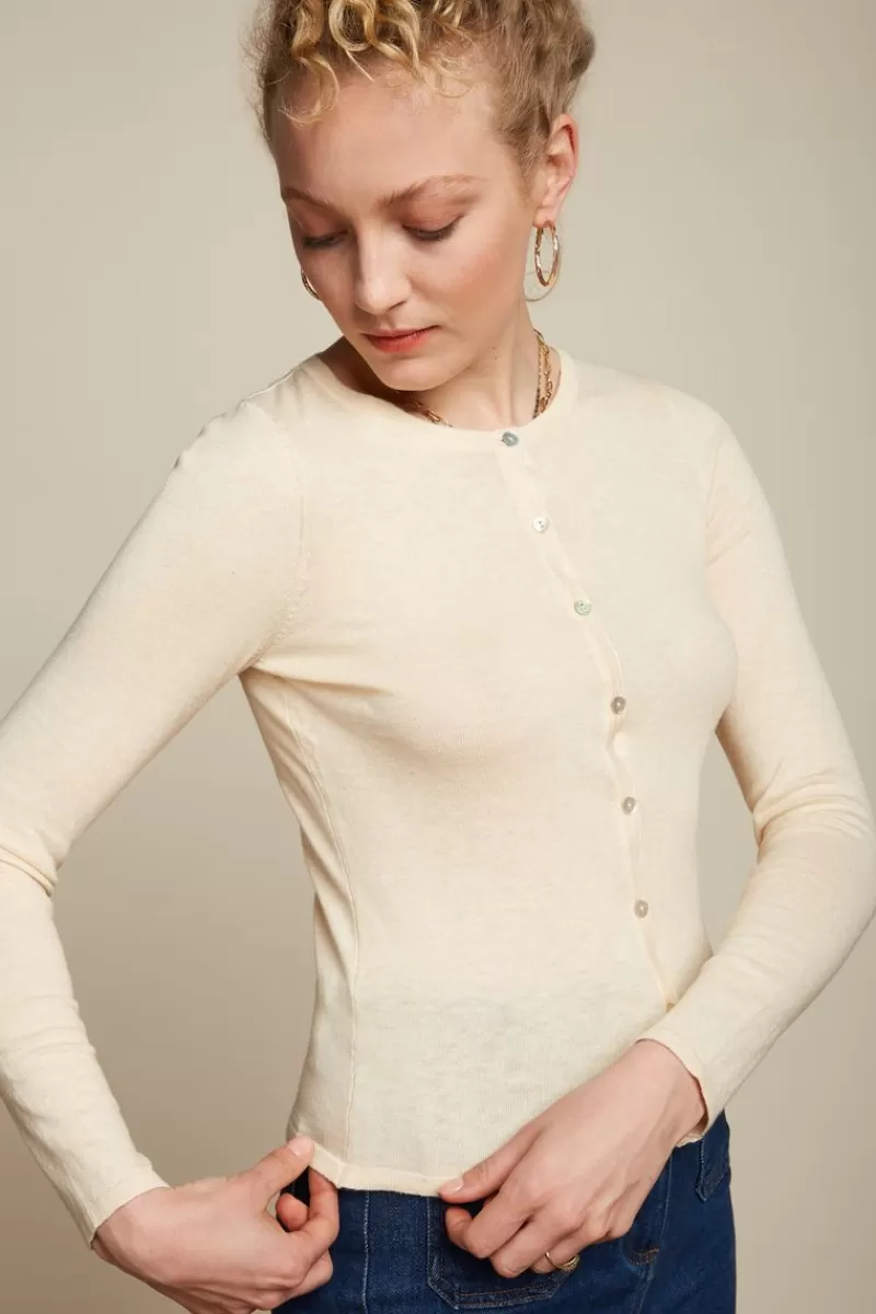 Vrouw King Louie Vesten-Cardi Roundneck Cocoon