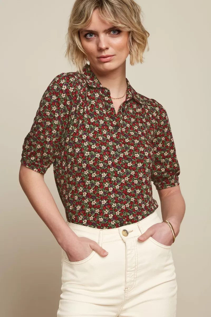 Vrouw King Louie Blouses-Carina Blouse Caliente