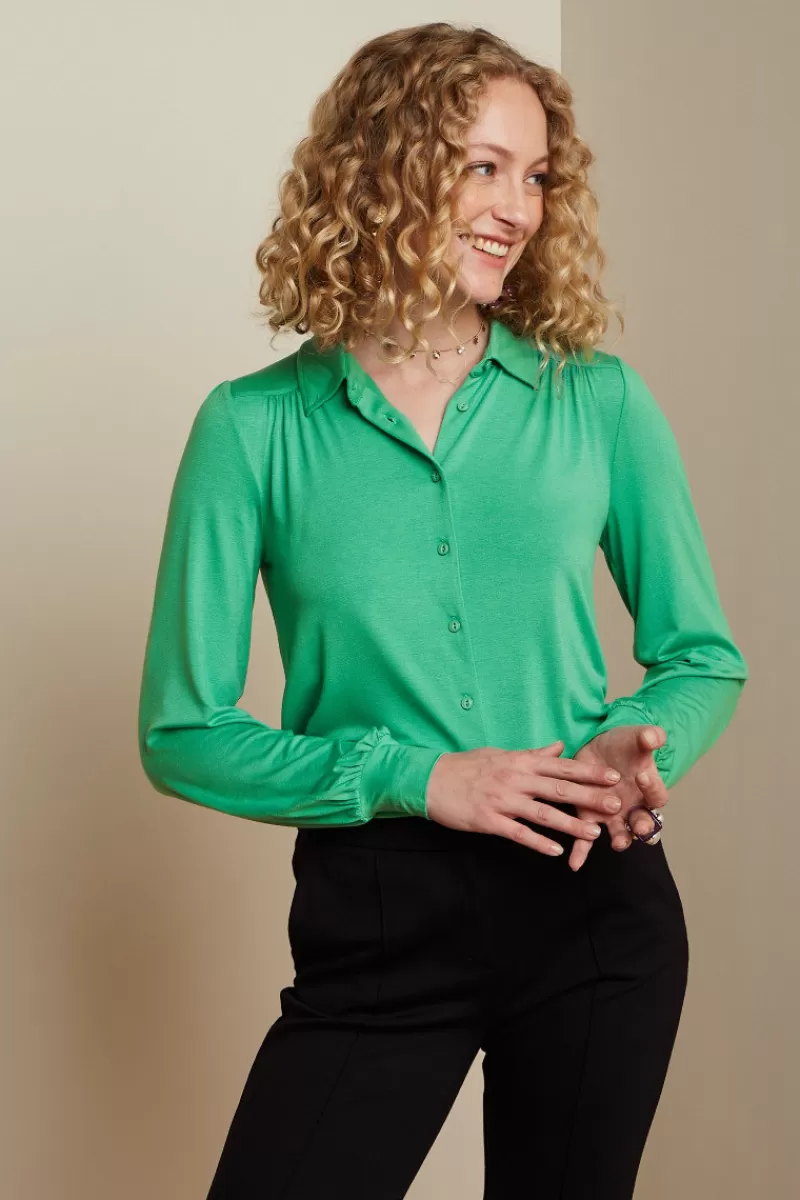 Vrouw King Louie Blouses-Carina Blouse Ecovero Light