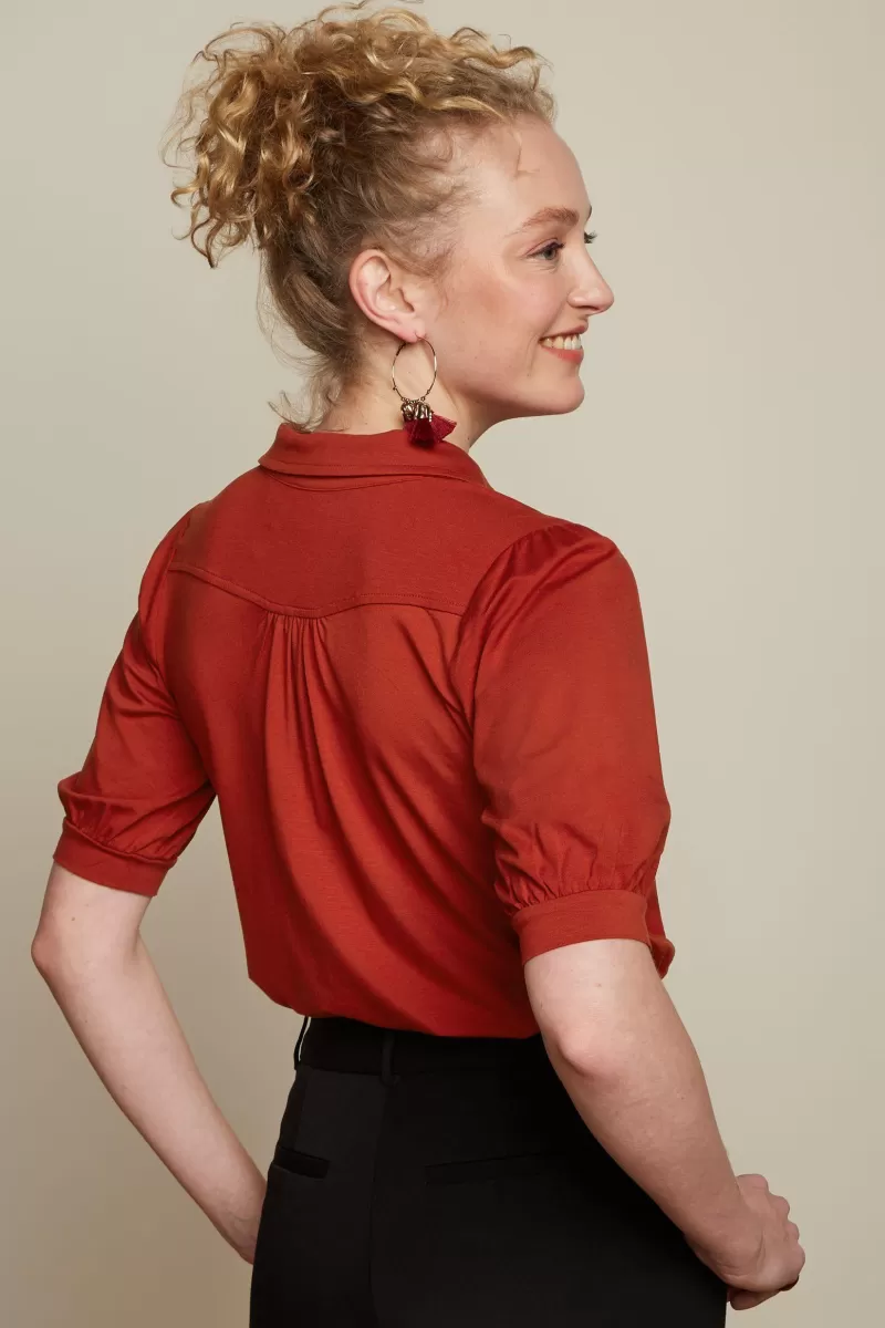 Vrouw King Louie Blouses-Carina Blouse Ecovero Light