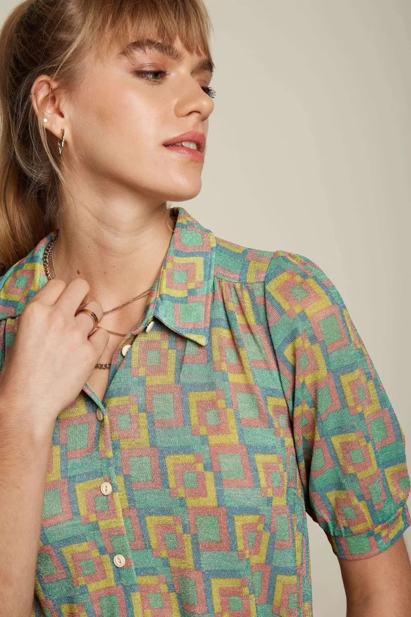 Vrouw King Louie Blouses-Carina Blouse Limon