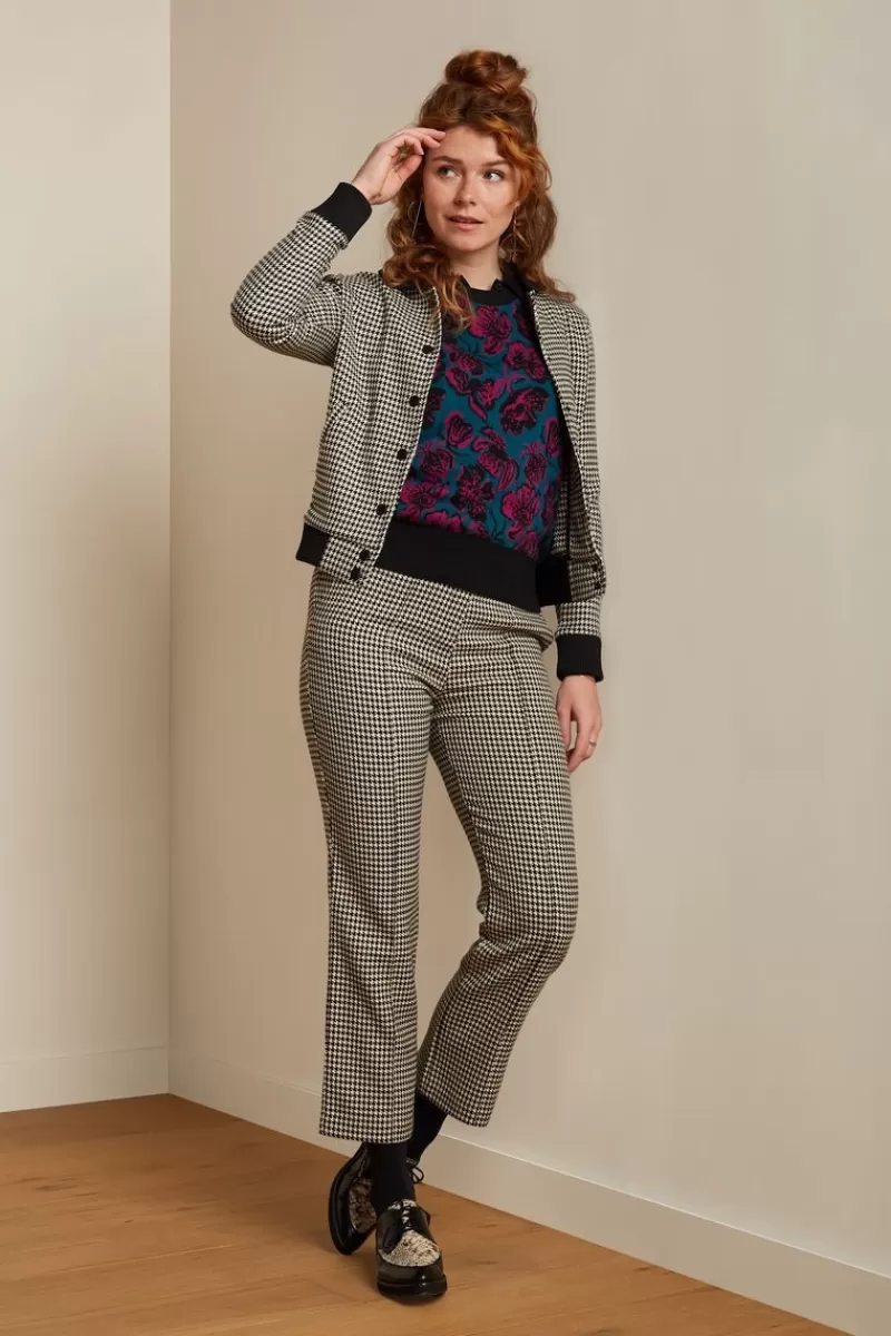 Vrouw King Louie Jassen & Blazers-Cleo Jacket Pied-De-Poule