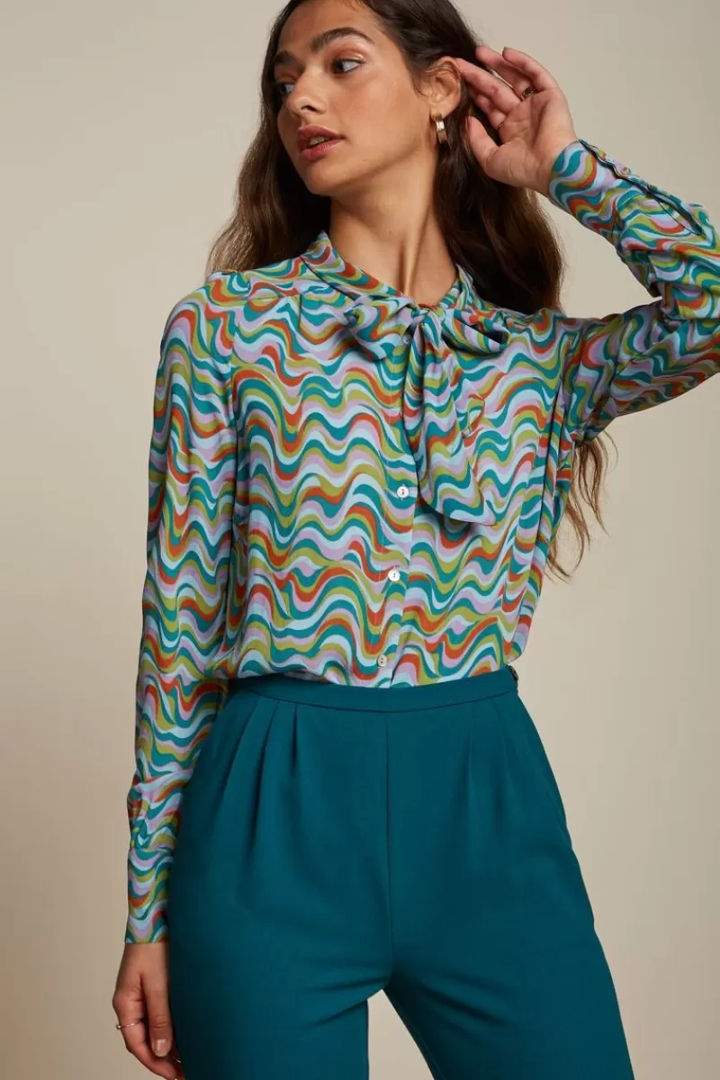 Vrouw King Louie Blouses-Delia Blouse Funkadelic