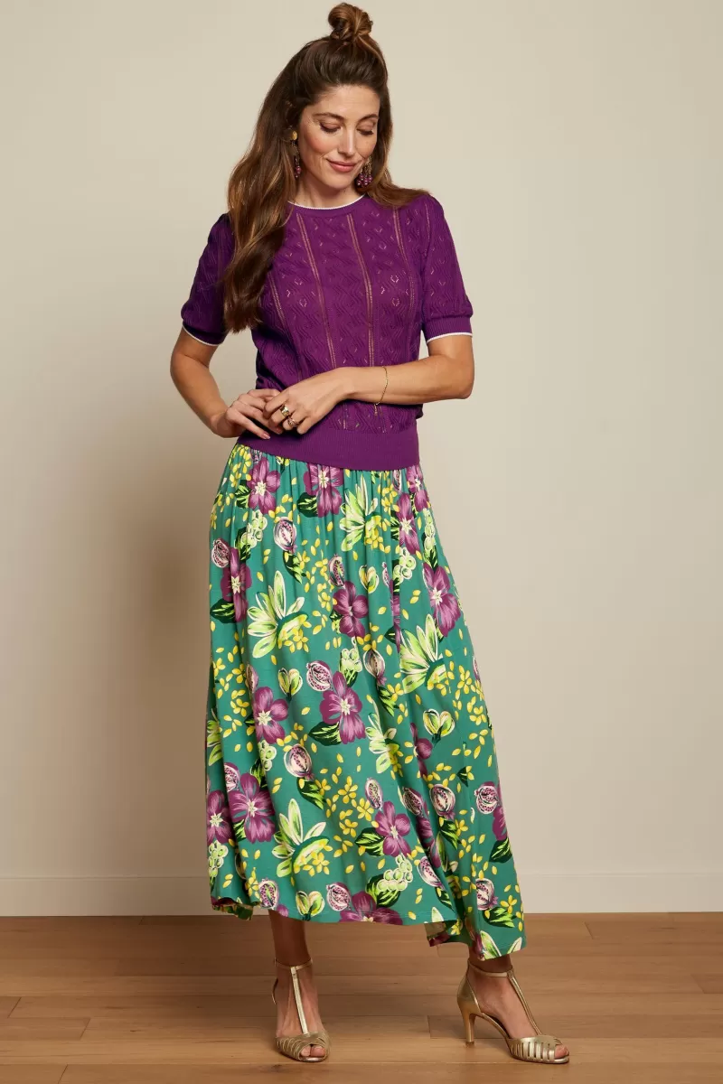 Vrouw King Louie Rokken-Emma Maxi Skirt Guava