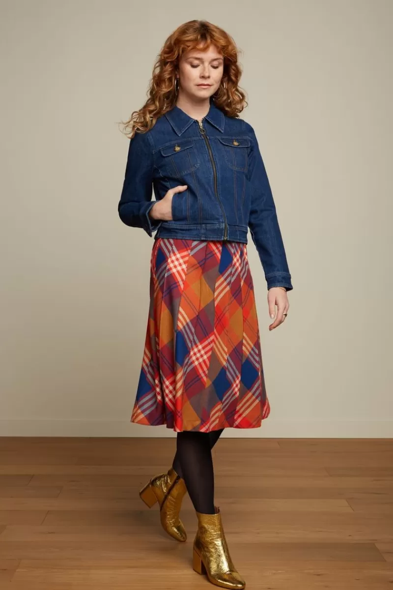 Vrouw King Louie Rokken-Harper Skirt Jolla Check