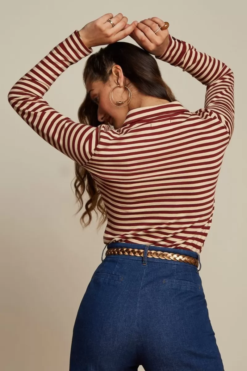 Vrouw King Louie Tops & Shirts-Jayne Top Chopito Stripe