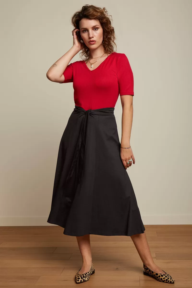 Vrouw King Louie Rokken-Judy Midi Skirt Ecovero Classic