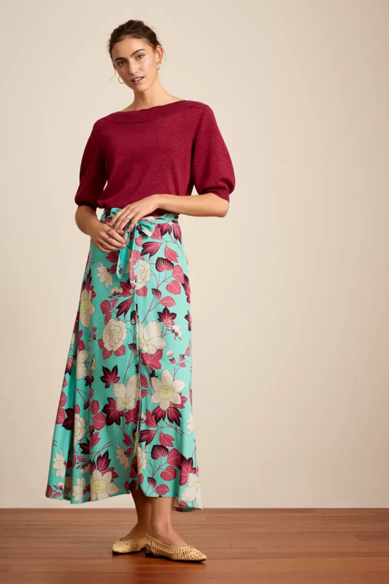 Vrouw King Louie Rokken-Judy Midi Skirt La Boca