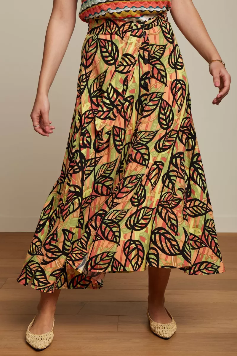 Vrouw King Louie Rokken-Judy Midi Skirt Parra