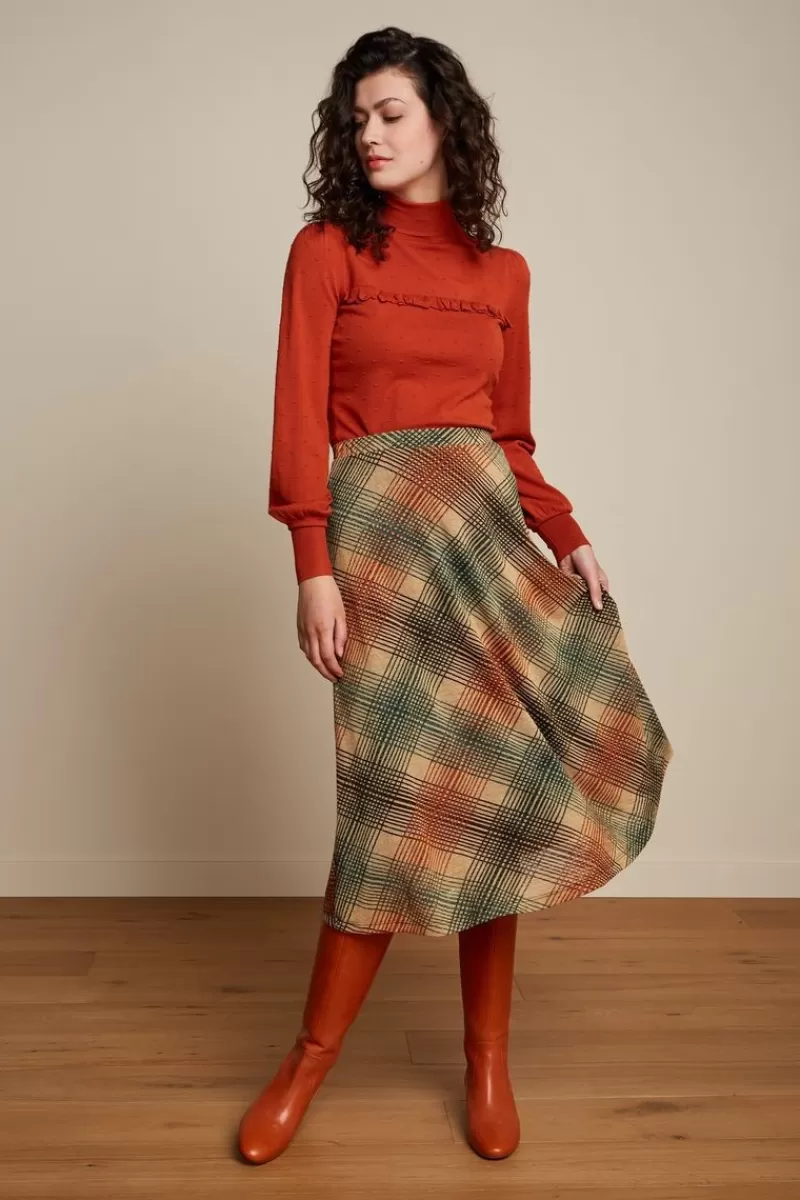 Vrouw King Louie Rokken-Juno Midi Skirt Motion