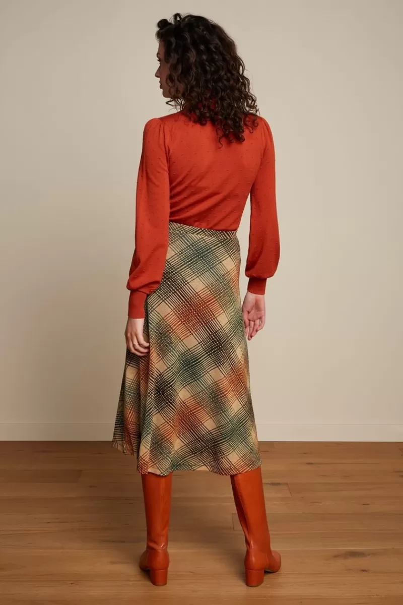 Vrouw King Louie Rokken-Juno Midi Skirt Motion