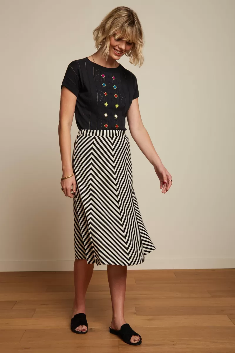 Vrouw King Louie Rokken-Juno Panel Skirt Chopito Stripe