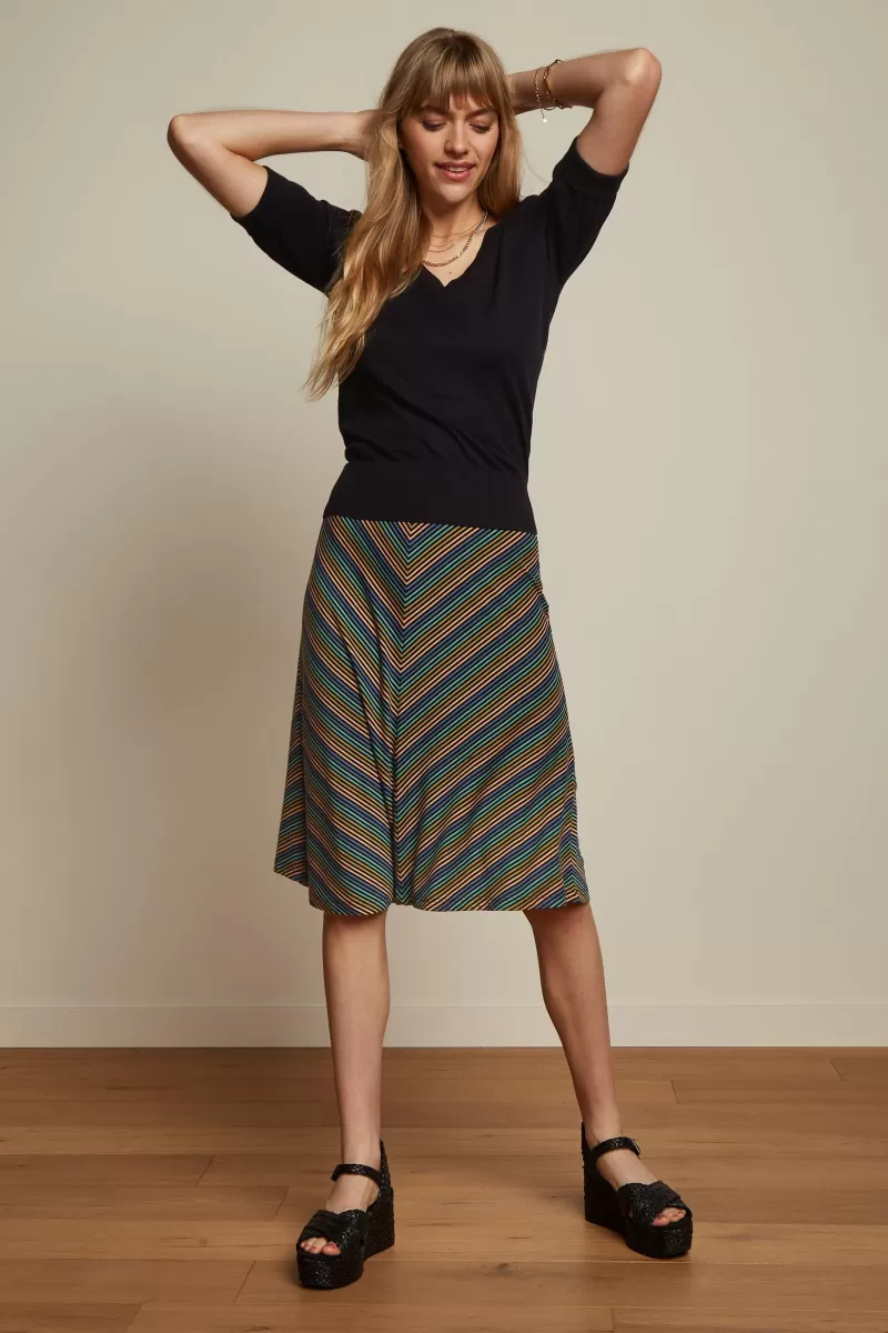 Vrouw King Louie Rokken-Juno Skirt Mariani Stripe