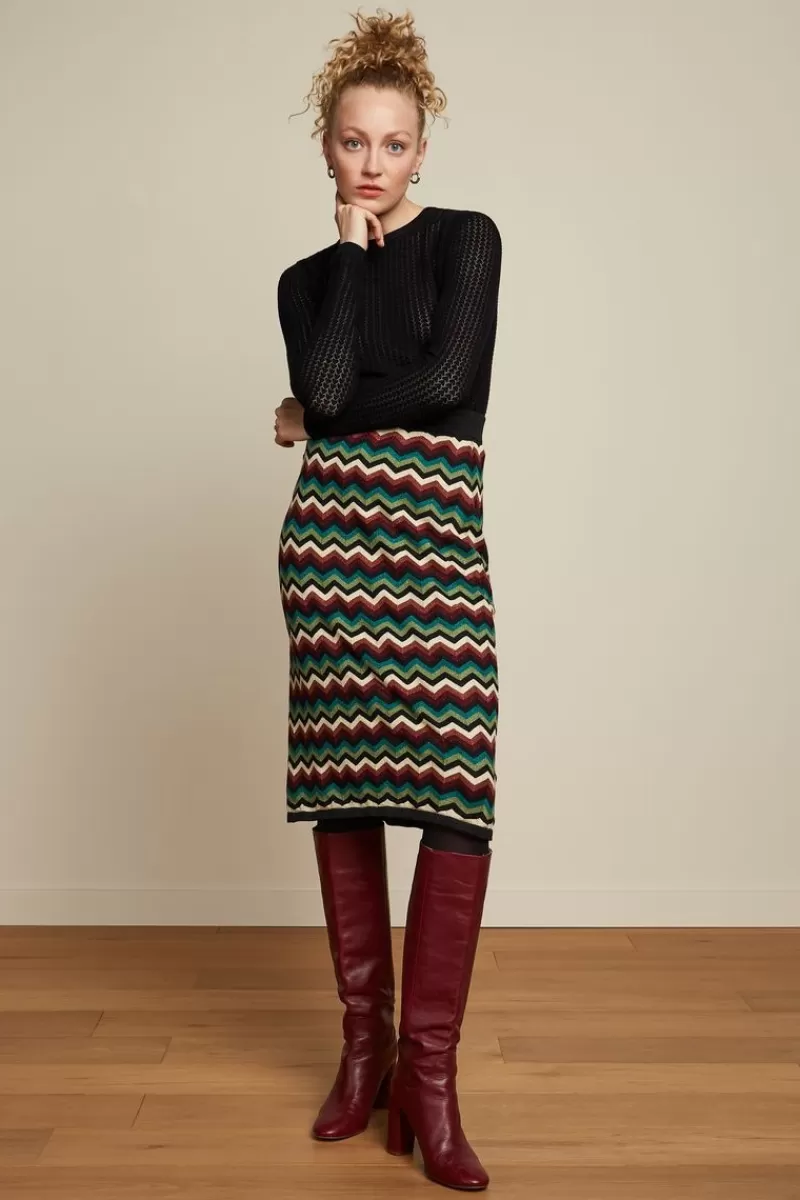 Vrouw King Louie Rokken-Knit Skirt Serpentine