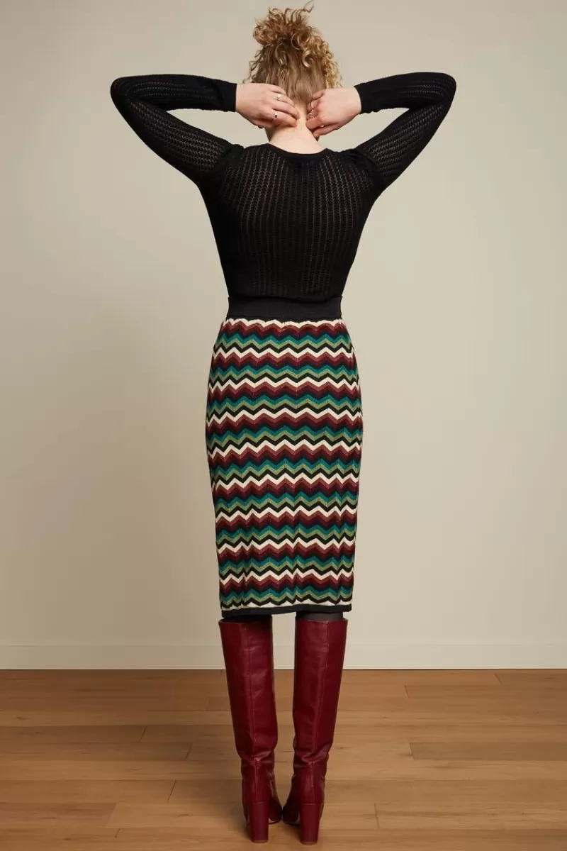 Vrouw King Louie Rokken-Knit Skirt Serpentine