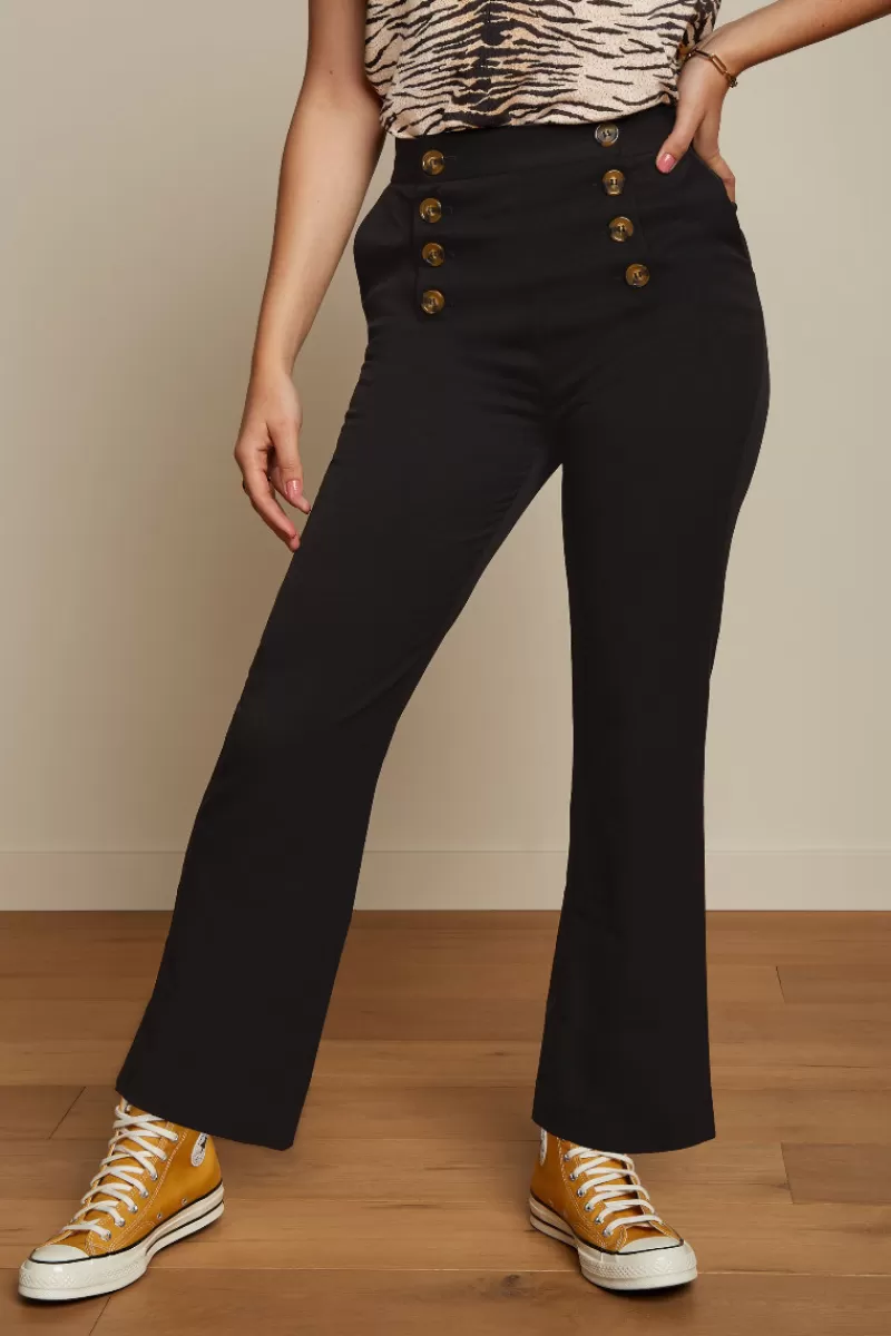 Vrouw King Louie Broeken-Lara Sailor Cropped Pants Broadway