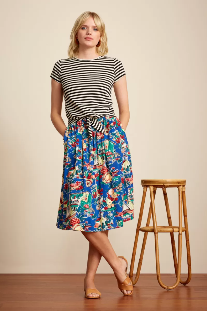 Vrouw King Louie Rokken-Layla Skirt Bahia