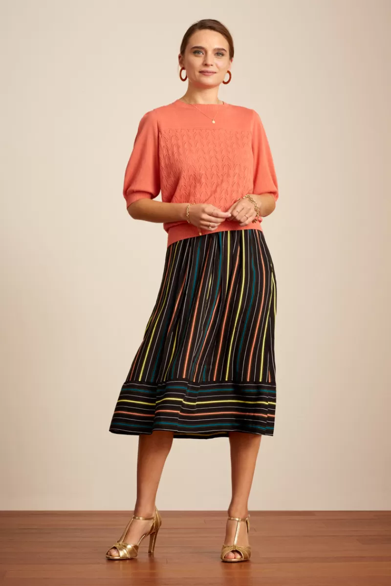 Vrouw King Louie Rokken-Layla Skirt Oleo Stripe