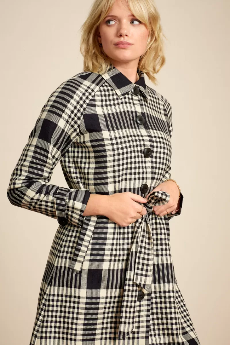 Vrouw King Louie Jassen & Blazers-Lizzy Coat Resort Check