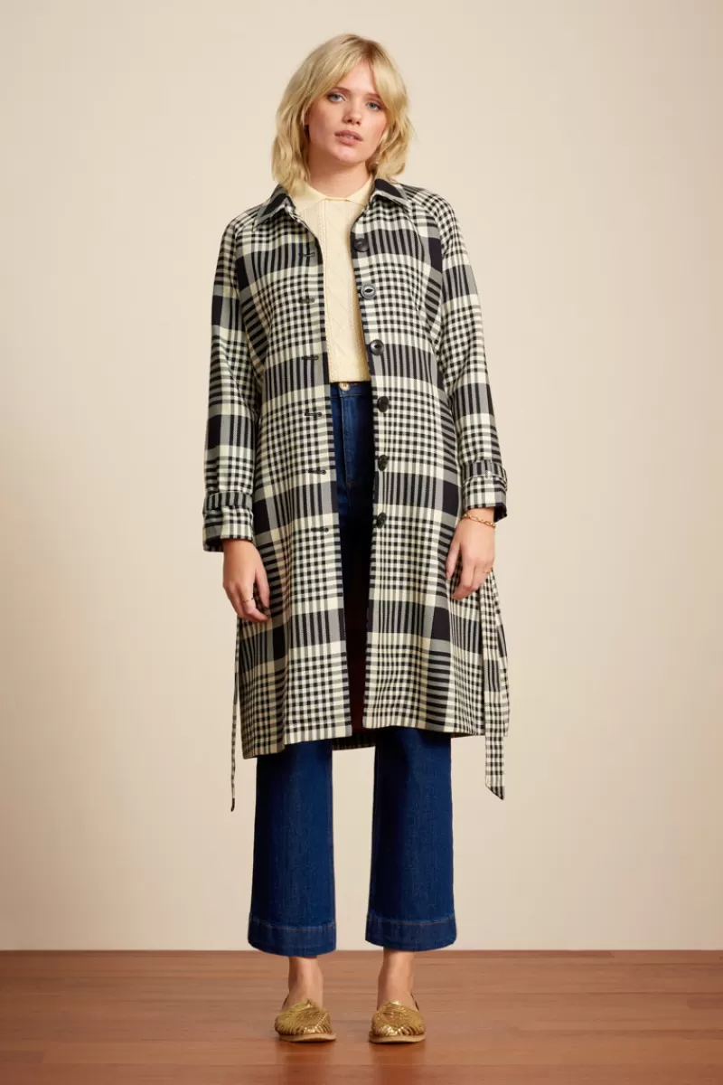 Vrouw King Louie Jassen & Blazers-Lizzy Coat Resort Check