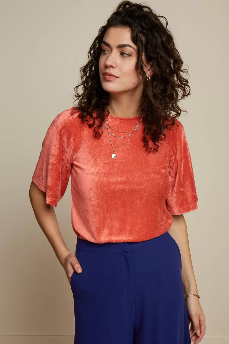 Vrouw King Louie Tops & Shirts-Lizzy Top Uni Pepper