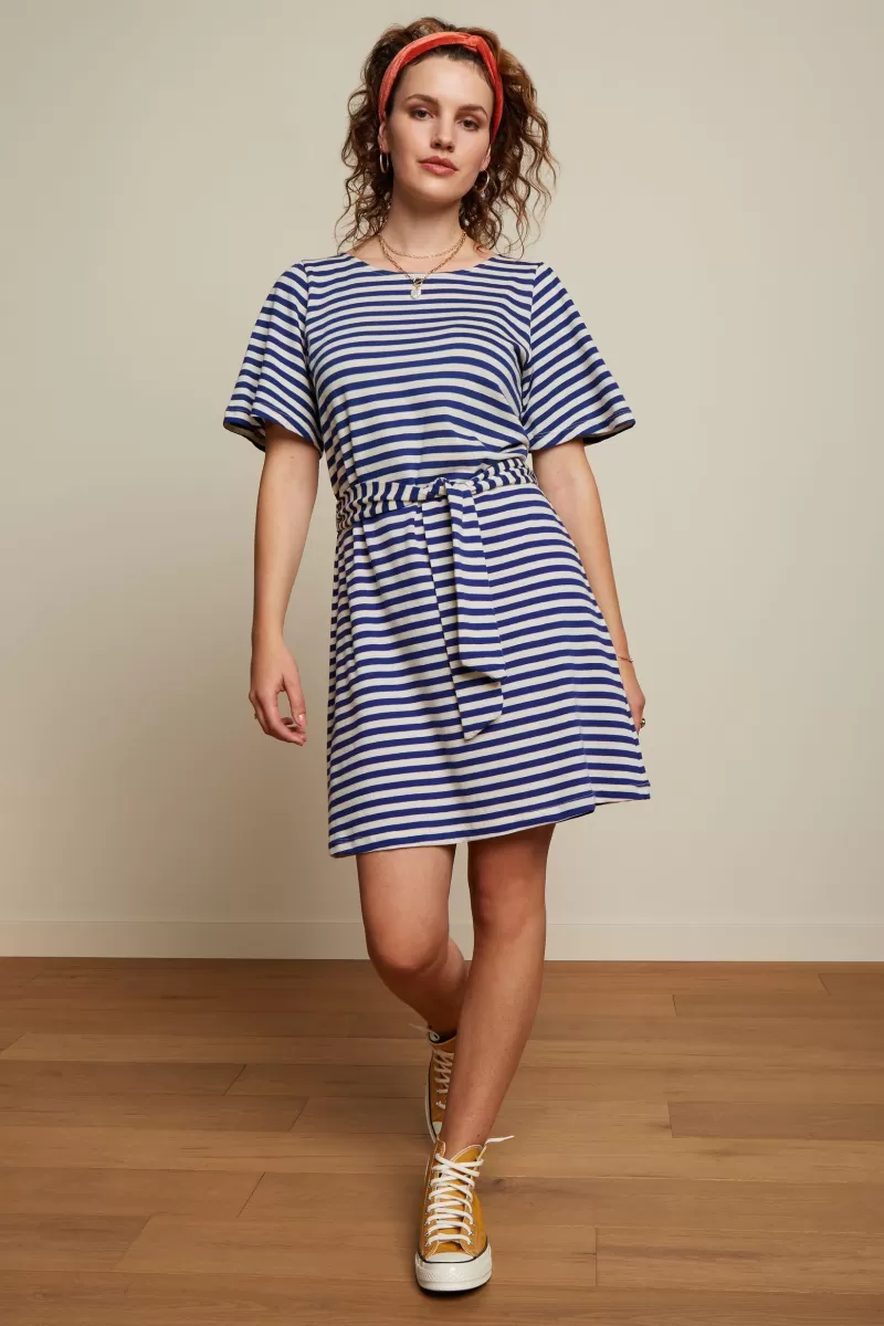 Vrouw King Louie Jurken-Lizzy Tunic Dress Chopito Stripe