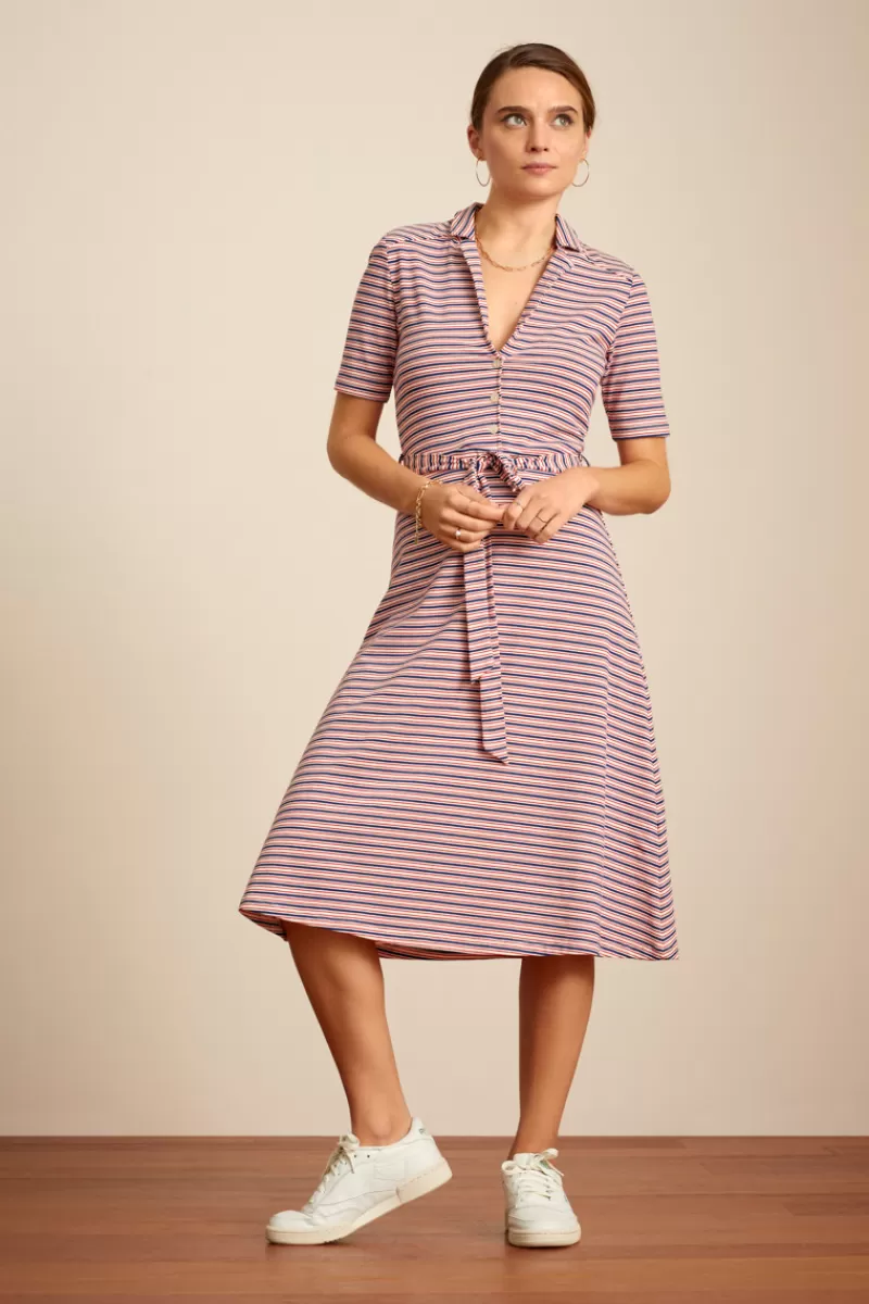 Vrouw King Louie Jurken-Lola Dress Pincho Stripe