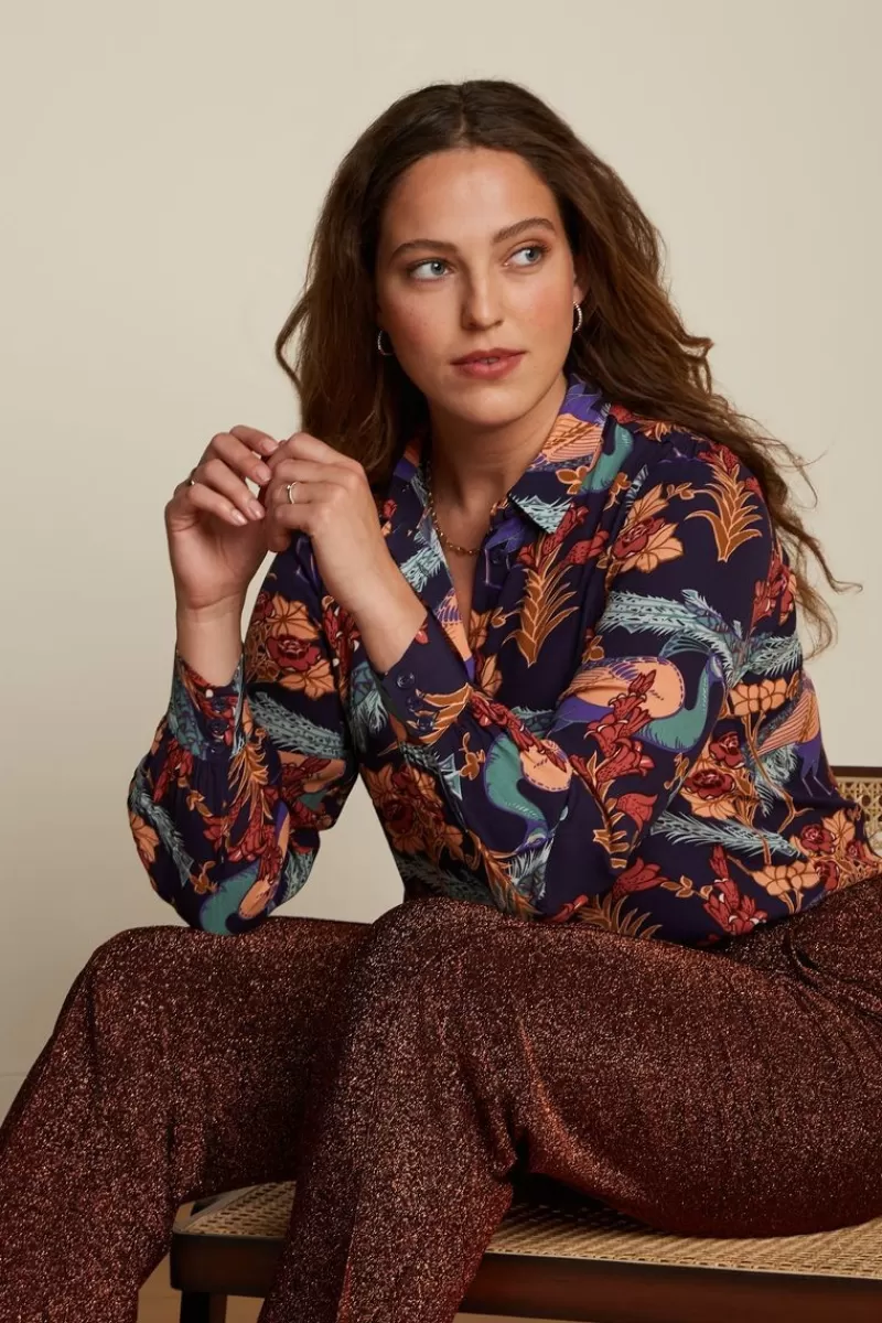 Vrouw King Louie Blouses-Maisie Blouse Manhattan