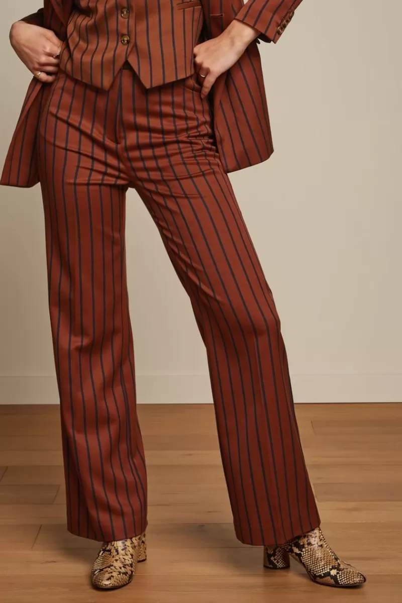 Vrouw King Louie Broeken-Marcie Pants Cubano Stripe