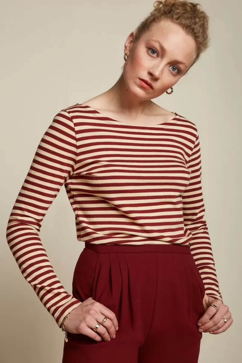 Vrouw King Louie Tops & Shirts-Paulette Top Chopito Stripe