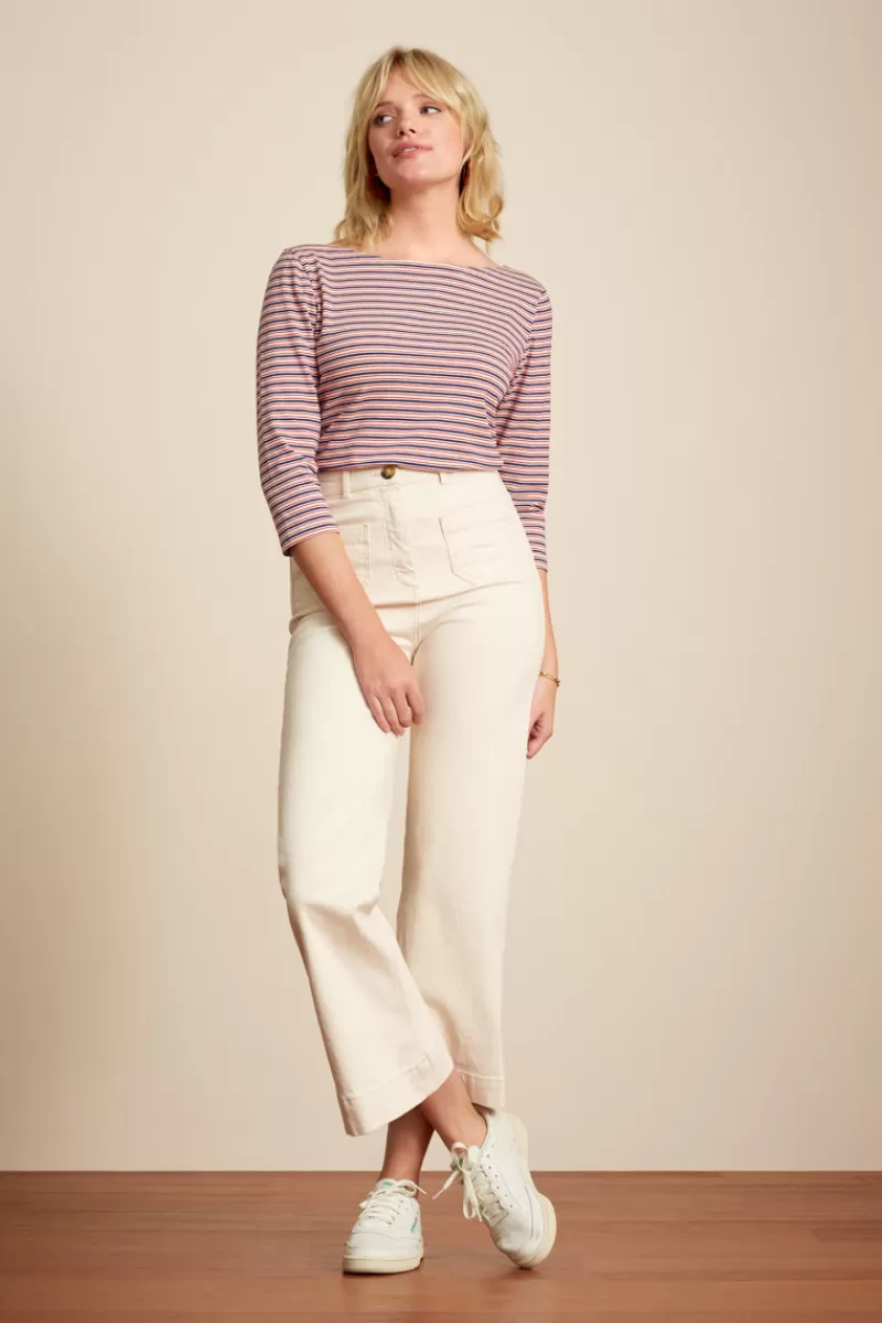 Vrouw King Louie Tops & Shirts-Paulette Top Pincho Stripe