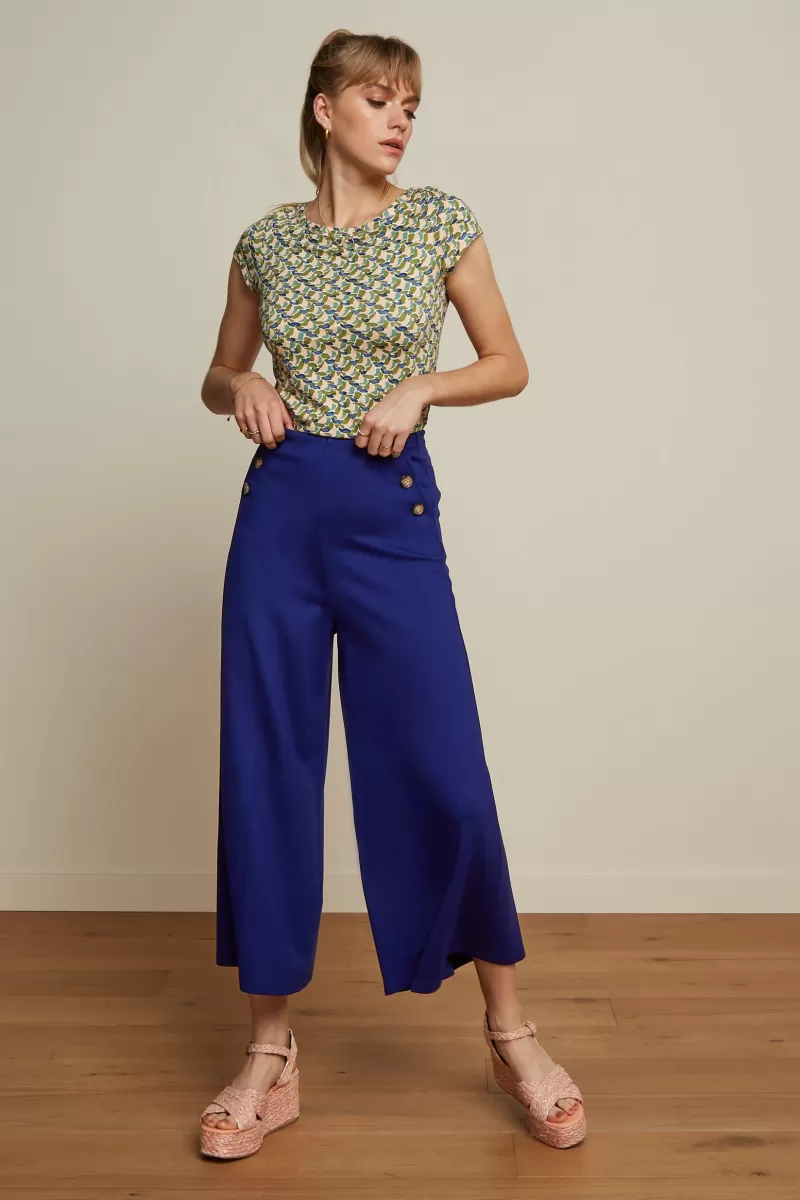 Vrouw King Louie Broeken-Pia Culotte Milano Uni