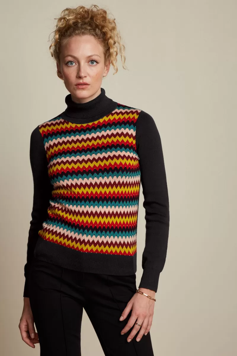 Vrouw King Louie Truien-Rollneck Top Veneto