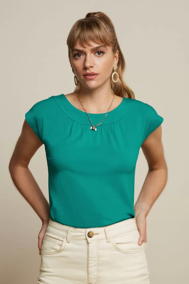 Vrouw King Louie Tops & Shirts-Shirley Top Ecovero Light