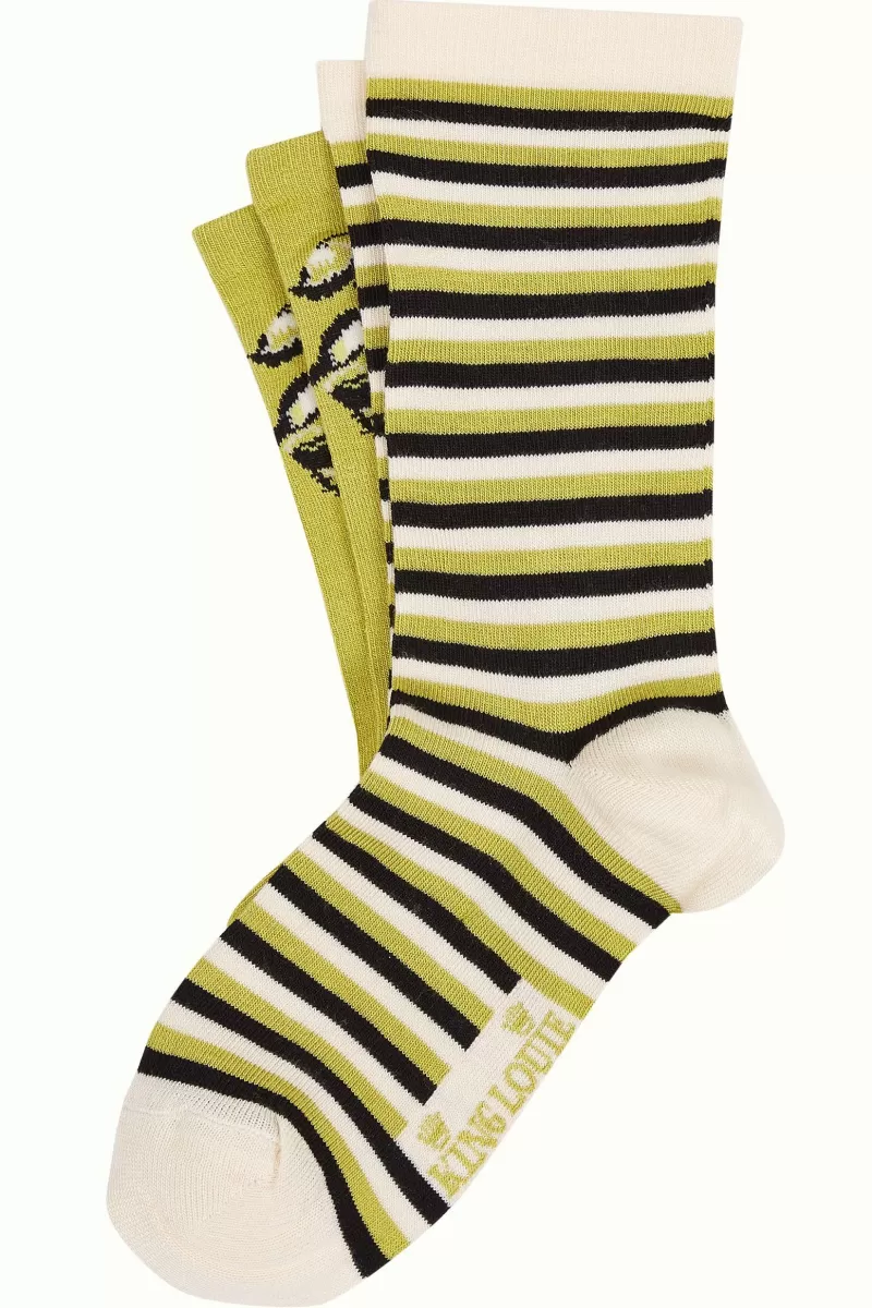 Vrouw King Louie Vintage Accessoires-Socks 2-Pack Coraza