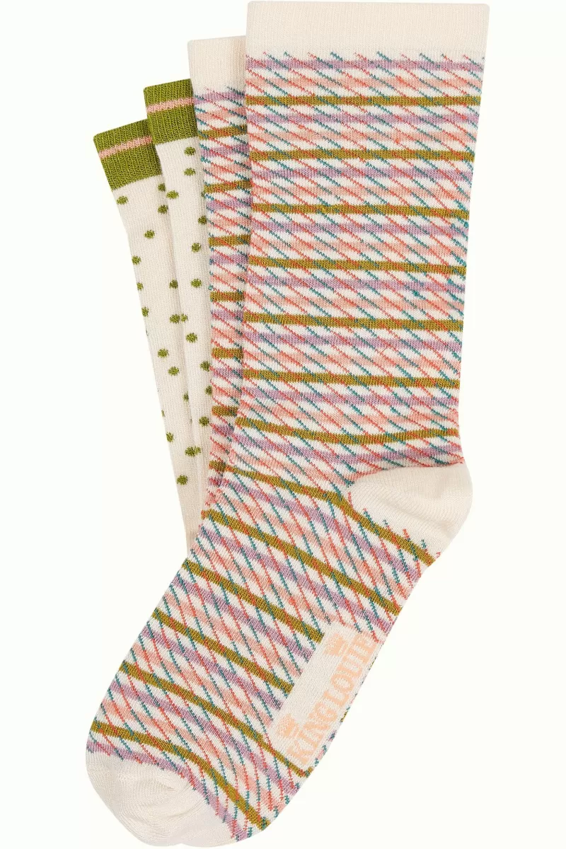 Vrouw King Louie Vintage Accessoires-Socks 2-Pack Shady