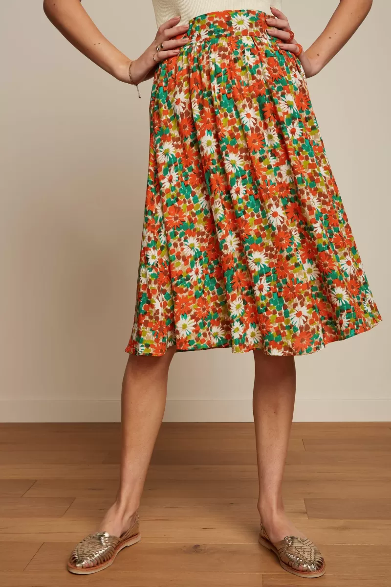 Vrouw King Louie Rokken-Valeria Skirt Keylime